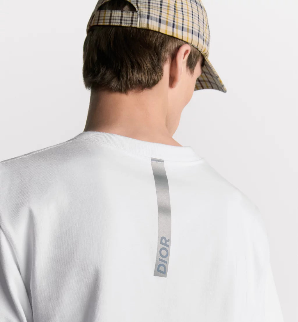 DIOR MINI LOGO REFLECTIVE T-SHIRT