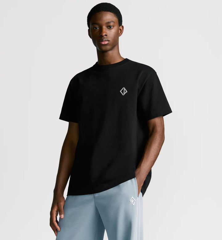 DIOR REFLECTIVE PRINT T-SHIRT BLACK