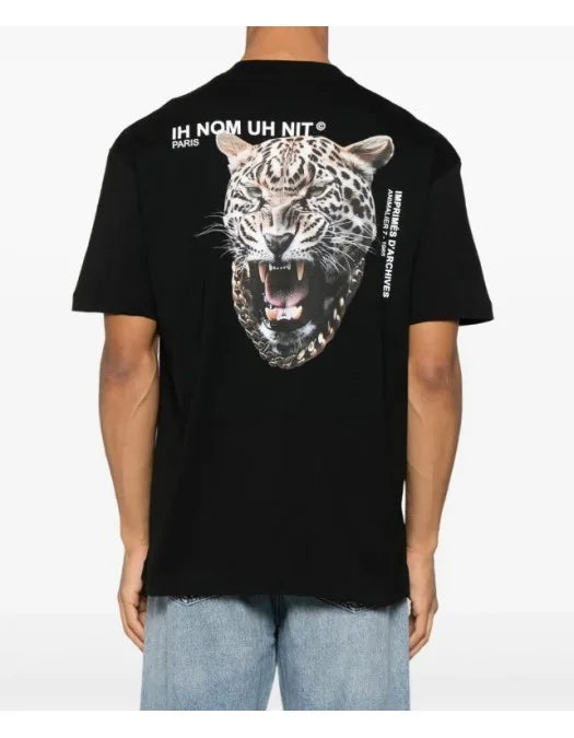 IH NOM UH NIT LEOPARD PRINTED T-SHIRT
