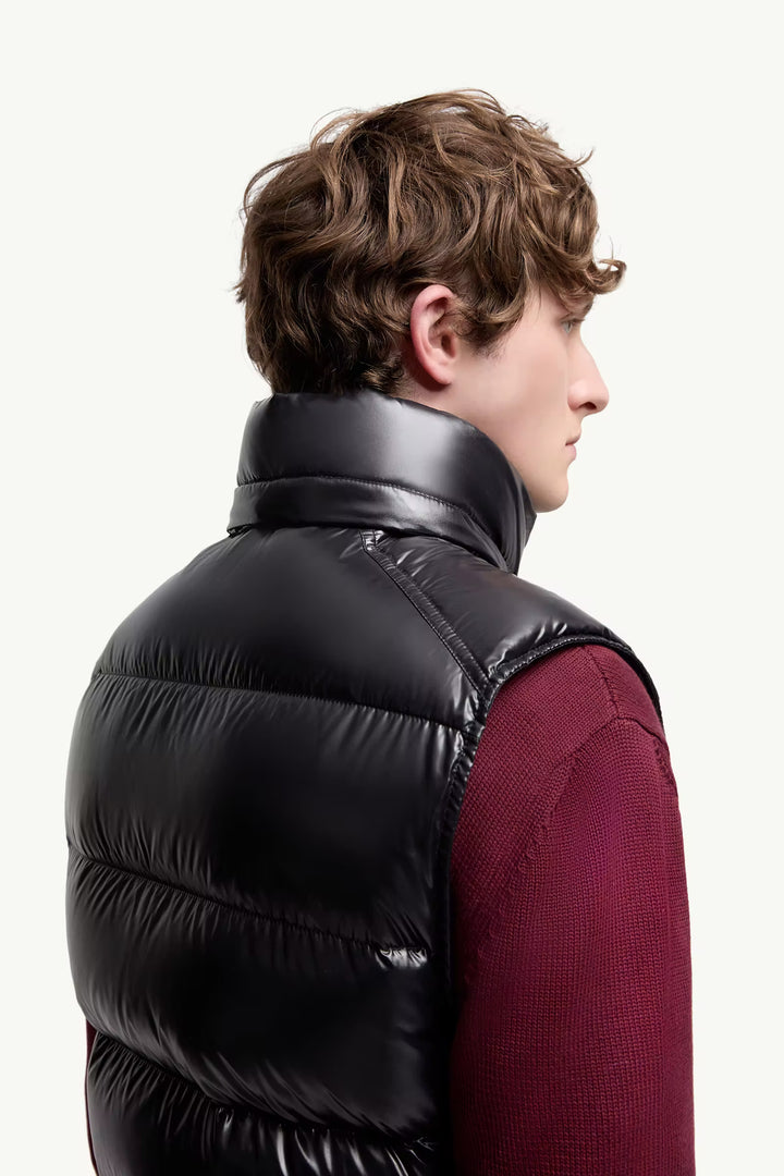 MONCLER HOODED DOWN VEST