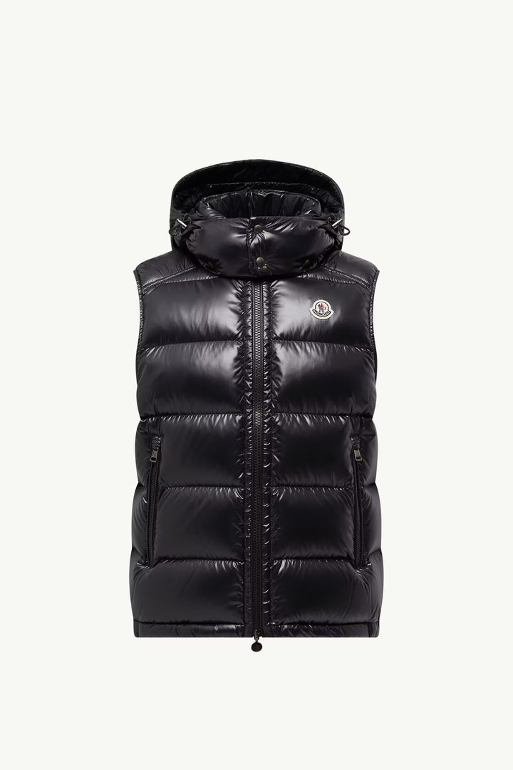 MONCLER HOODED DOWN VEST