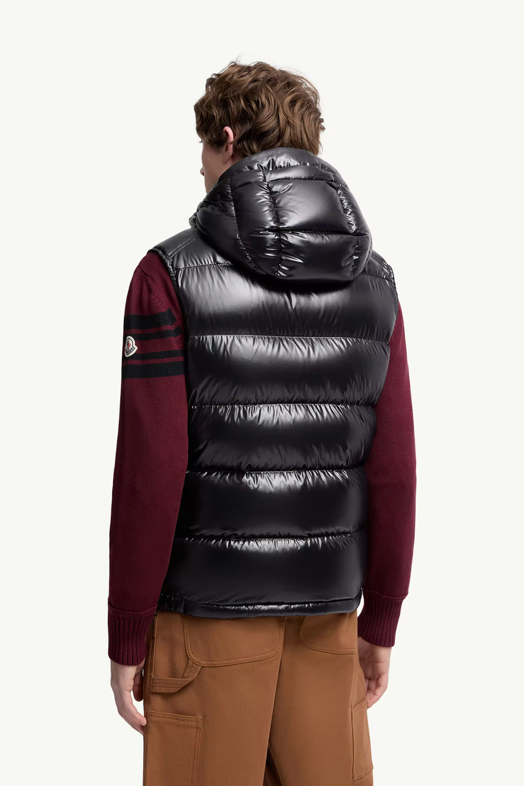 MONCLER HOODED DOWN VEST
