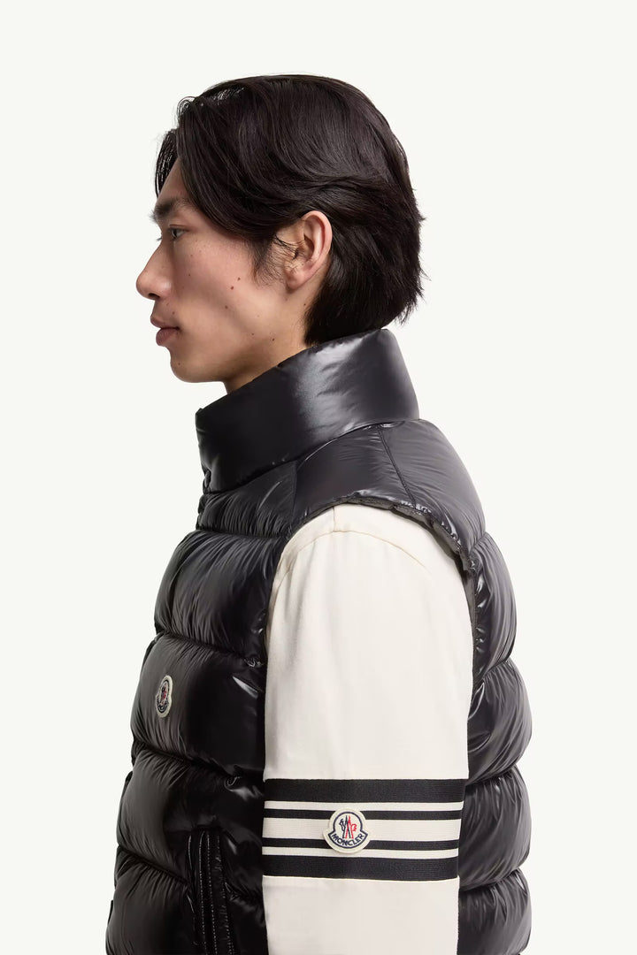 MONCLER BLACK TIBB DOWN VEST
