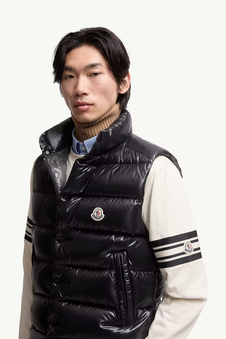 MONCLER BLACK TIBB DOWN VEST